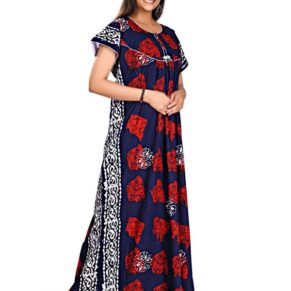 Fabimi Women Sixty Length XXL Size Soft Cotton Nighty