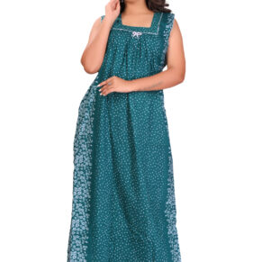 Fabimi Women Sleeveless XL Size Cotton Nighty New