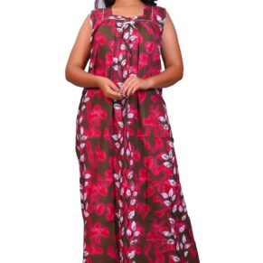 Fabimi Women Sleeveless 2XL Size Cotton Nighty