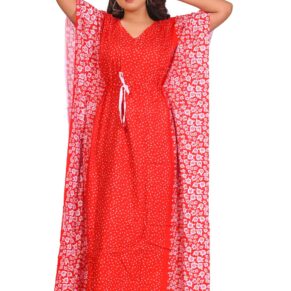 Fabimi Women L Size Cotton Kaftan Nighty New